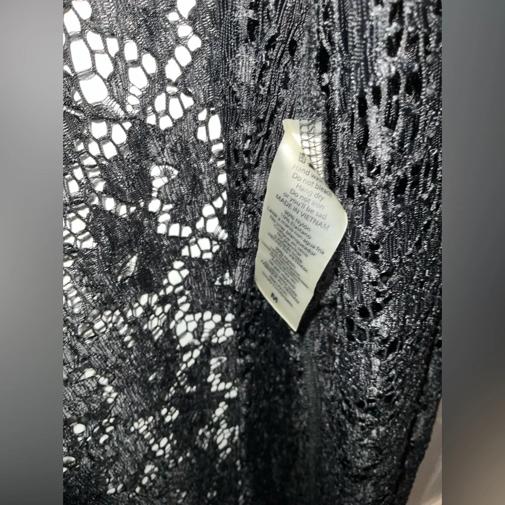 LuLaRoe | Elegant Black Lace Duster Cardigan Medium JOY